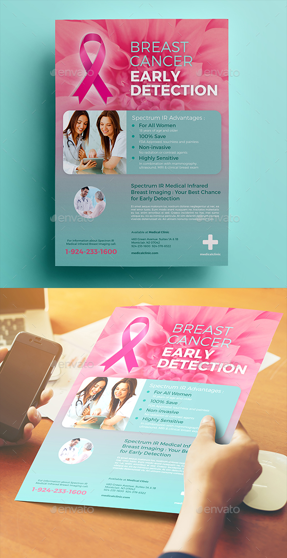 Breast Cancer Flyer 02 - Commerce Flyers