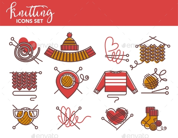 Knitting - Miscellaneous Vectors