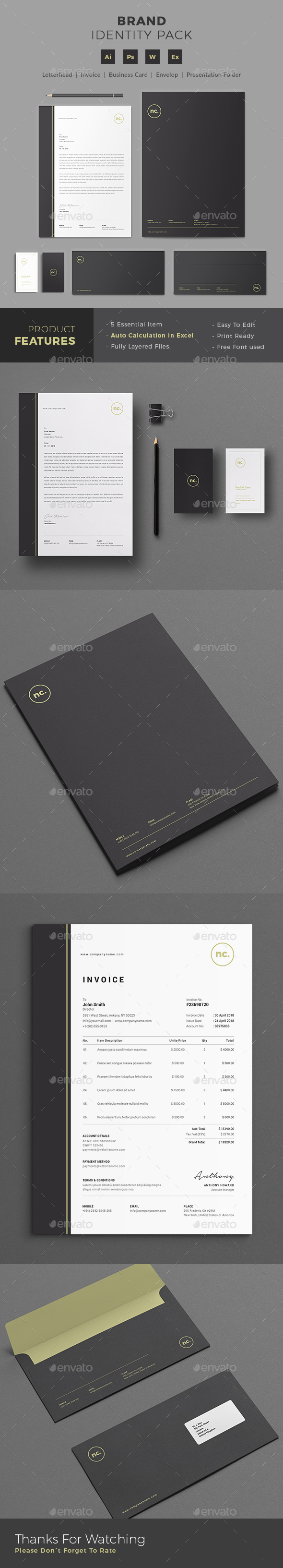 Corporate Identity - Stationery Print Templates