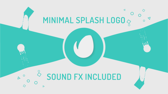 Minimal Splash Logo - VideoHive 20744488