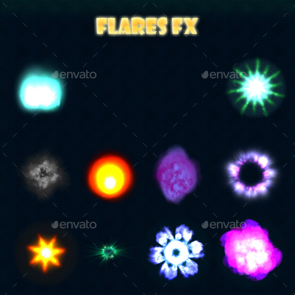 Flare FX - Sprites Game Assets