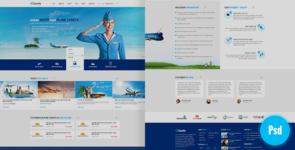 Exactly Psd Template - ThemeForest 20597151