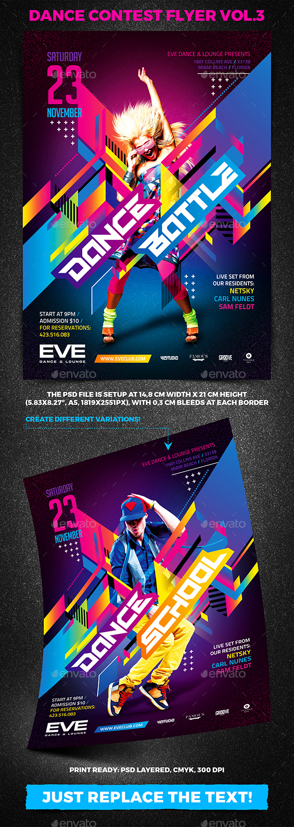 Dance Contest Flyer vol.3 - Clubs & Parties Events