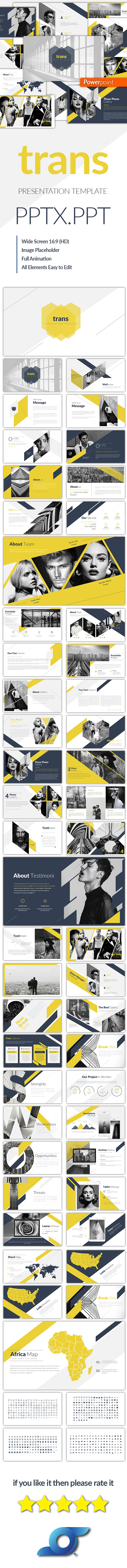 Trans Creative Powerpoint Templates - Abstract PowerPoint Templates