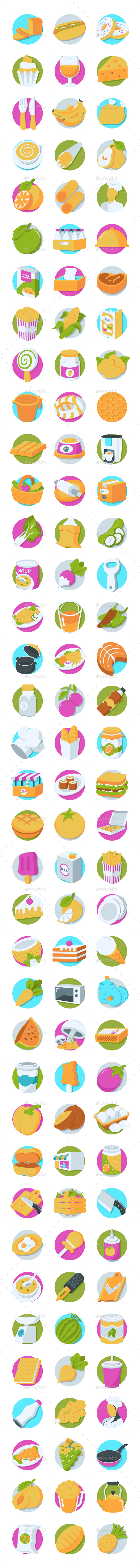 112 Food Perspective Icons - Icons