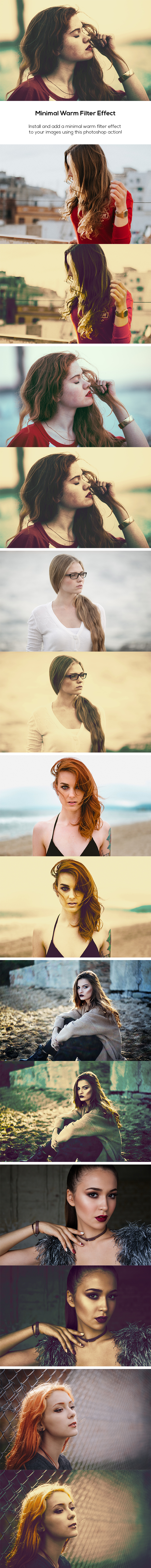 Minimal Warm Filter Effect - Photo Effects Actions