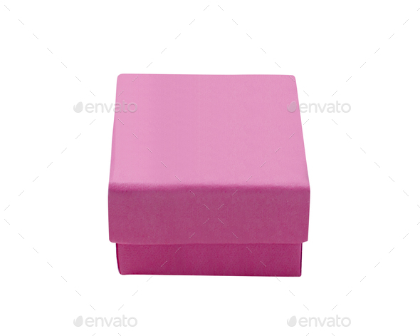 Close Up of A Closed Gift Box - Stock Photo - Images