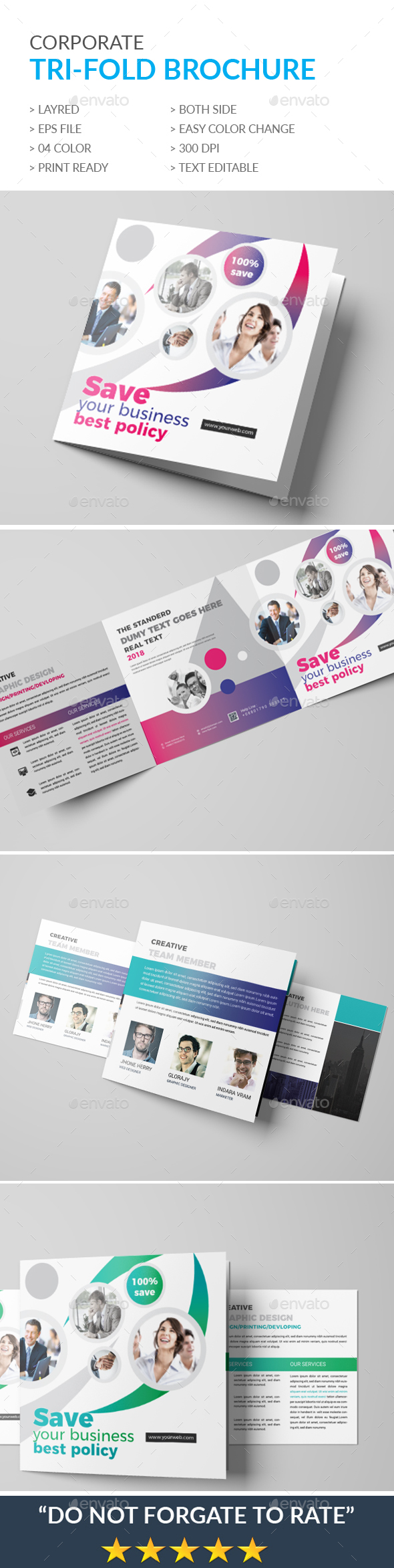 Trifold Brochure - Brochures Print Templates