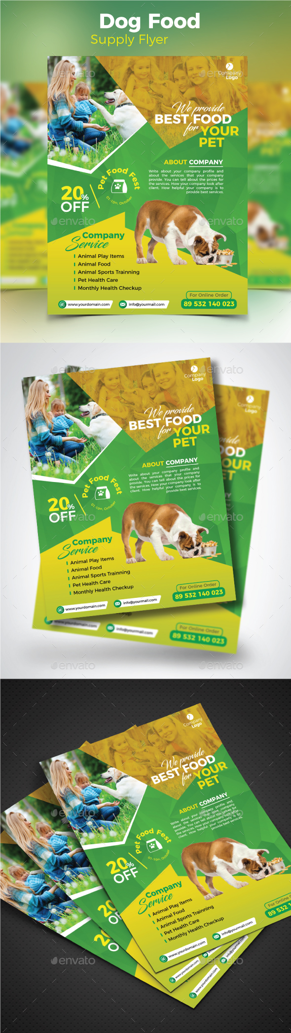 Dog Food Supply Flyer