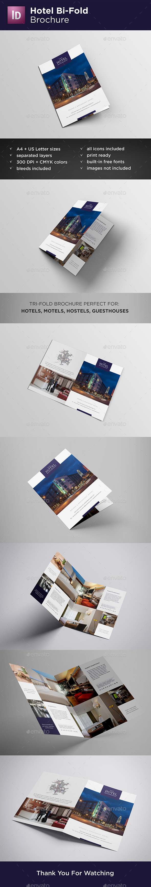 Hotel Bi-Fold Brochure - Catalogs Brochures