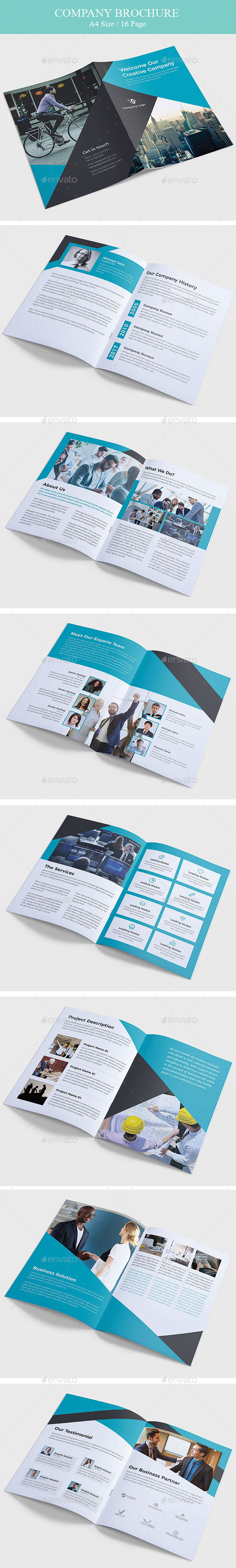 Company Brochure - Brochures Print Templates