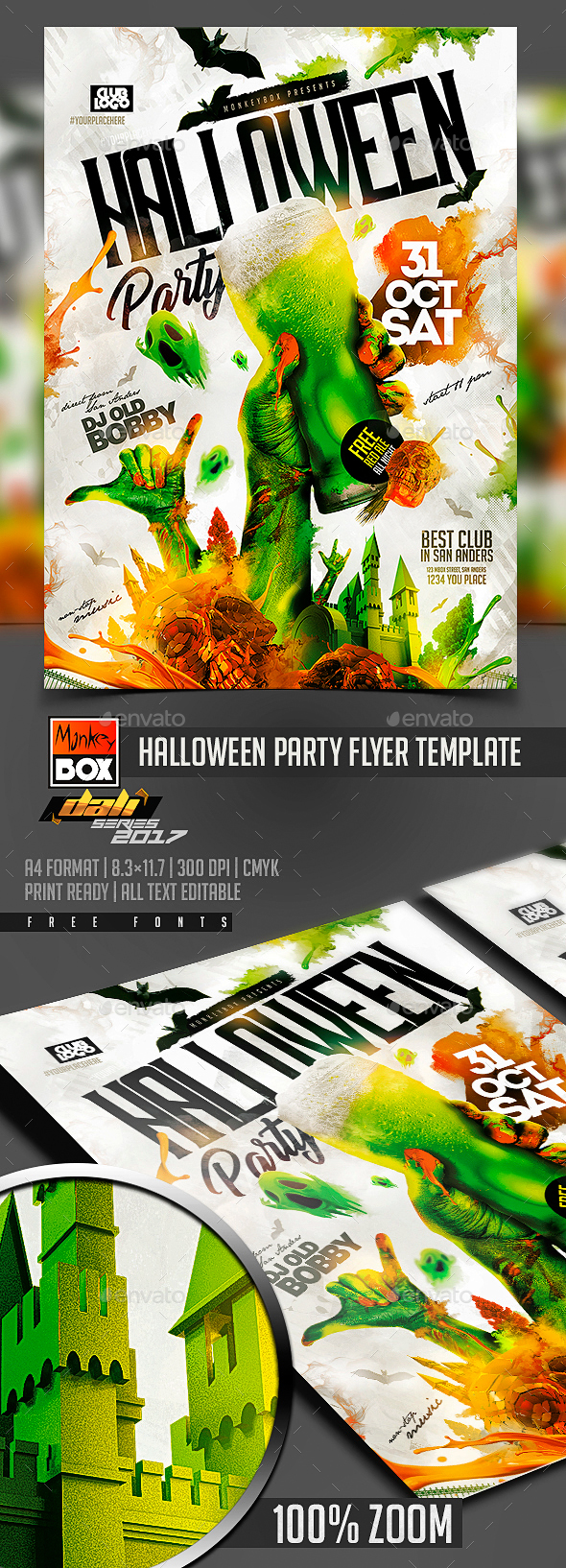 Halloween Party Flyer Template