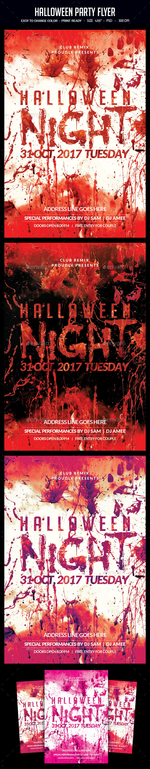 Halloween Party Flyer - Clubs & Parties Events