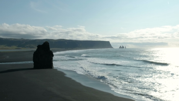 VideoHive Famous Reynisdrangar Rock Formations at Black Reynisfjara Beach Coast of the Atlantic Ocean 20754920 VideoHive Famous Reynisdrangar Rock Formations at Black Reynisfjara Beach Coast of the Atlantic Ocean 20754920