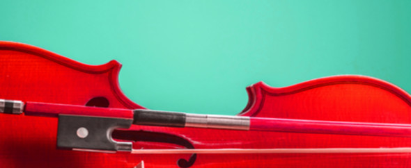 Bannerredviolin