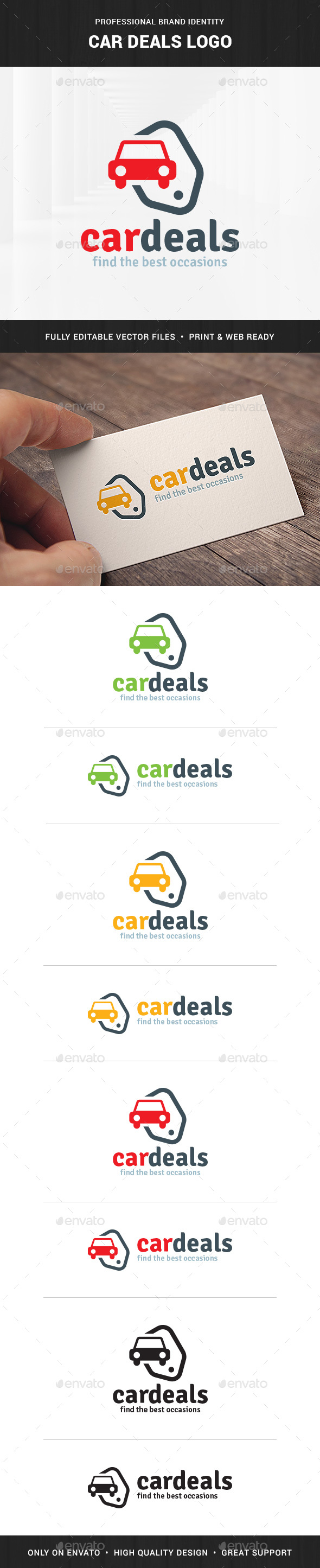 Car Deals Logo Template