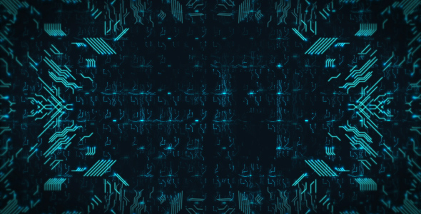 Hi-Tech Circuit Board Background