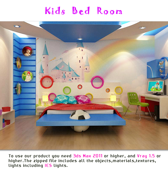 Kids Bedroom - 3Docean 20756361