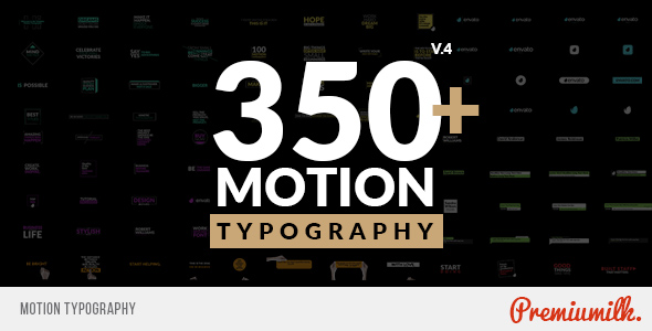 Videohive - Motion Typography 20645019 - Free After Effects Template