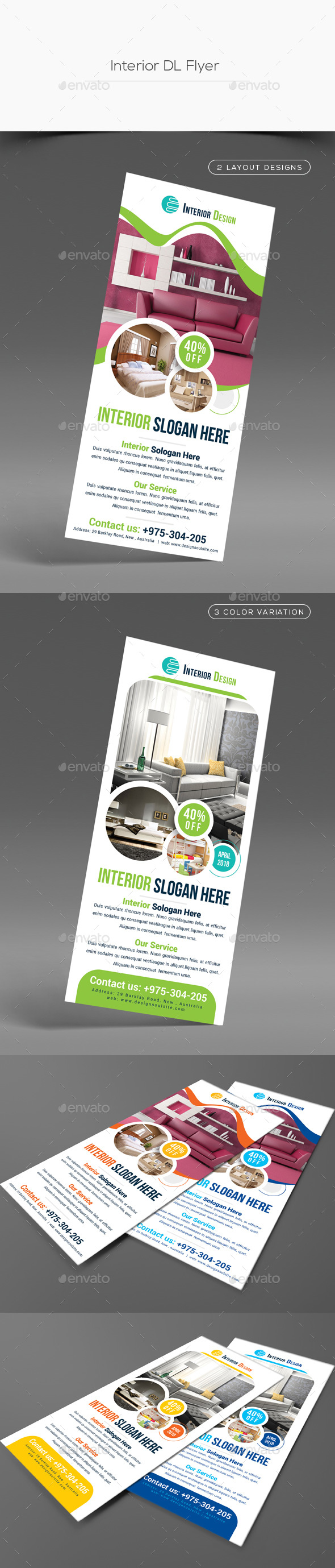 Interior DL Flyer - Corporate Flyers