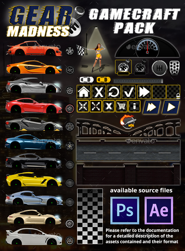 Gear Madness - Game Assets - Game Kits Game Assets