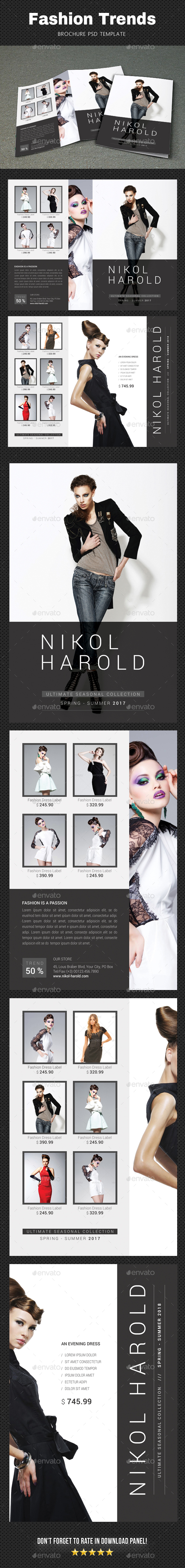 Fashion Brochure 4 - Brochures Print Templates