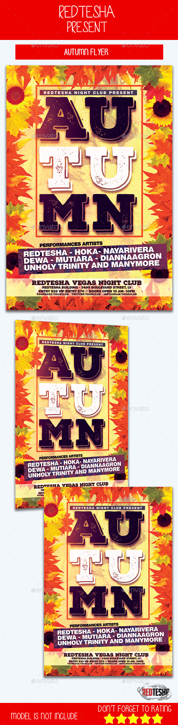 Autumn Flyer - Events Flyers