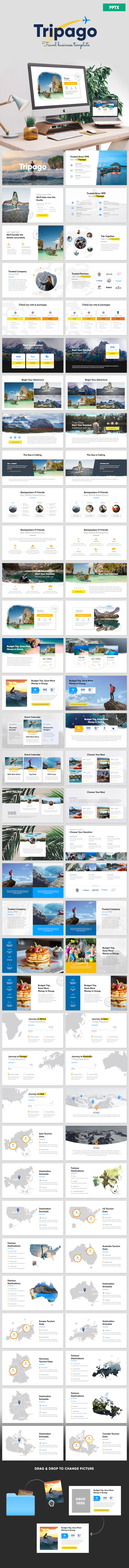 Tripago - Travelling Business Powerpoint Template