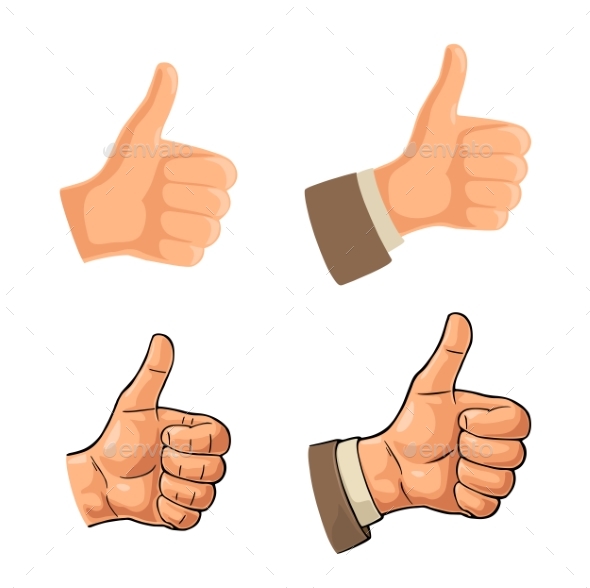 Hand Showing Symbol Like - People Characters