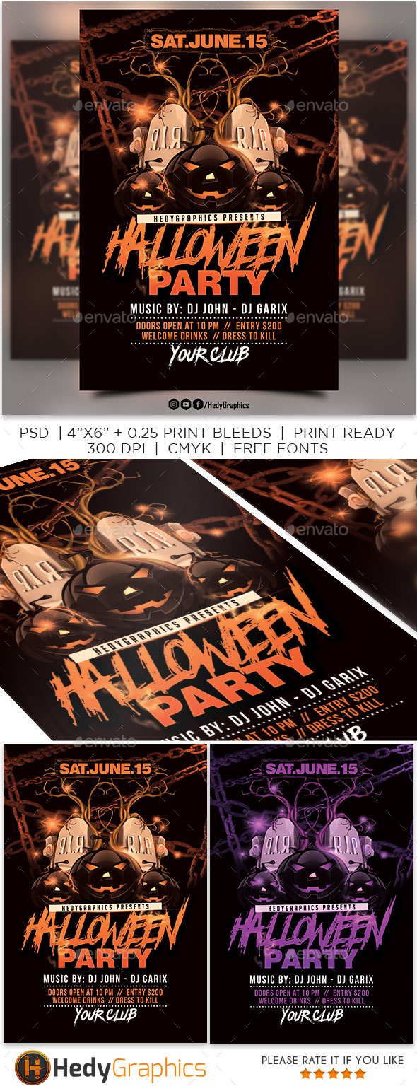 Halloween Party Flyer