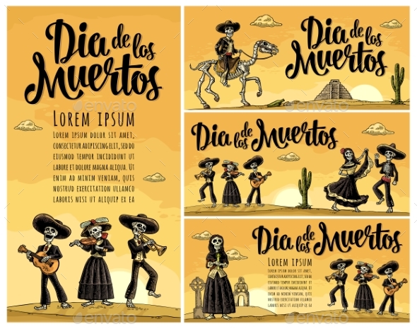 Skeleton Mexican Costumes Dance and Play - Miscellaneous Seasons/Holidays
