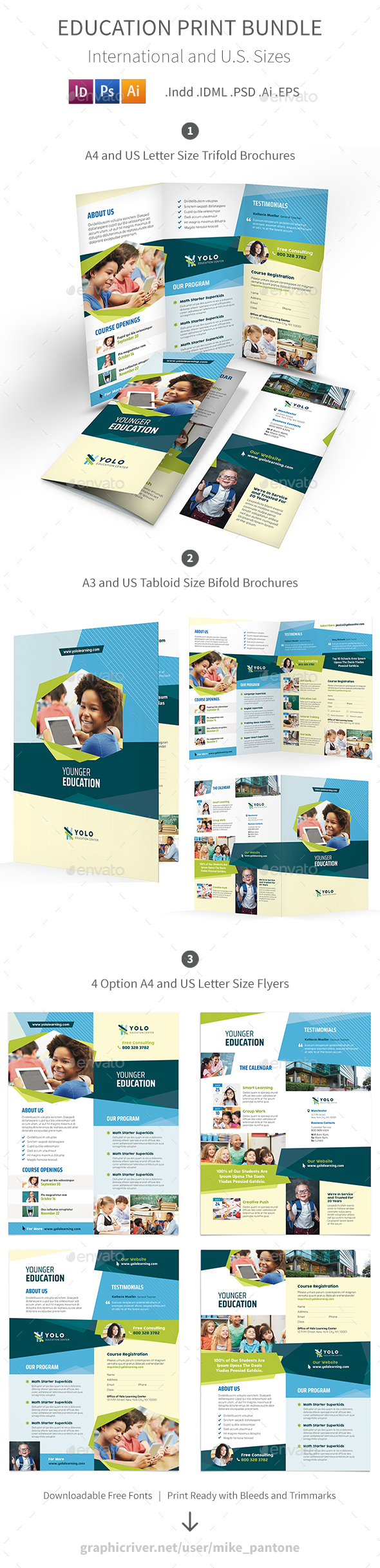 Education Print Bundle 10 - Informational Brochures