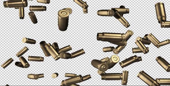 Falling Weapon Shells, Motion Graphics | VideoHive