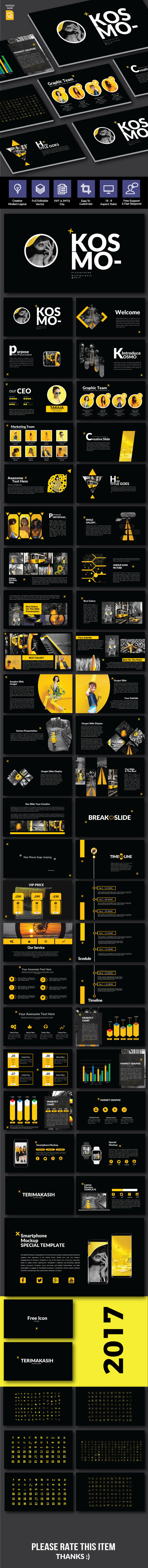Kosmo - Google Slide - Google Slides Presentation Templates