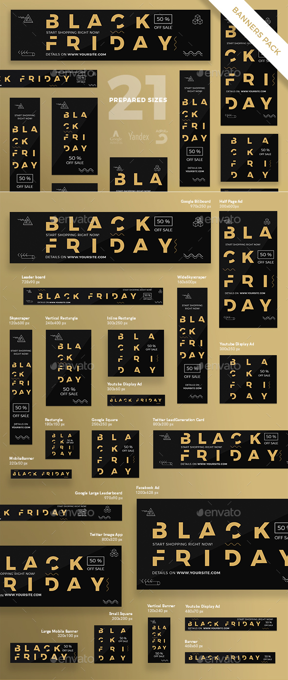 Black Friday Banner Pack