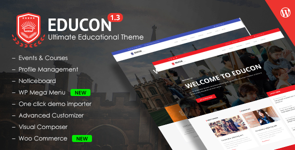Educon - Education WordPress Theme - Education WordPress