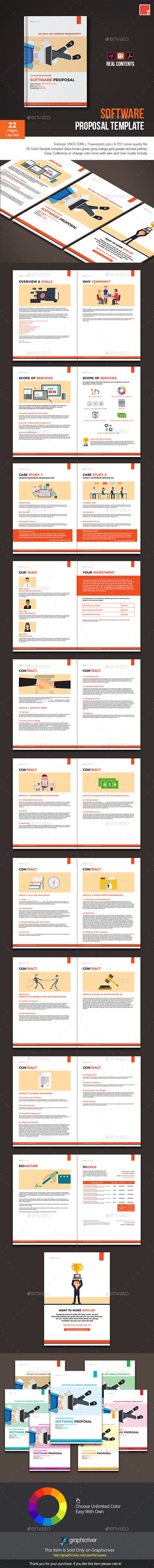 Software Proposal Template - Proposals & Invoices Stationery