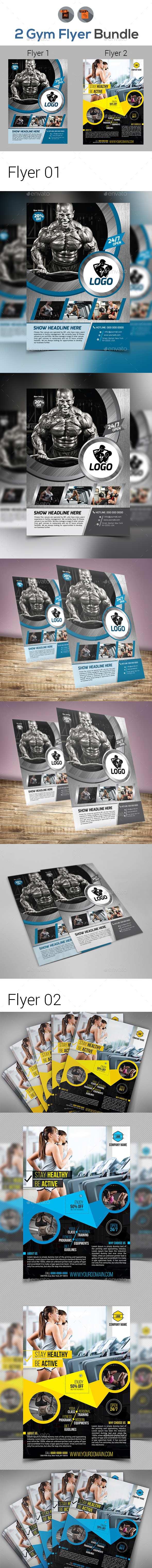 Fitness & Gym Flyers Templates