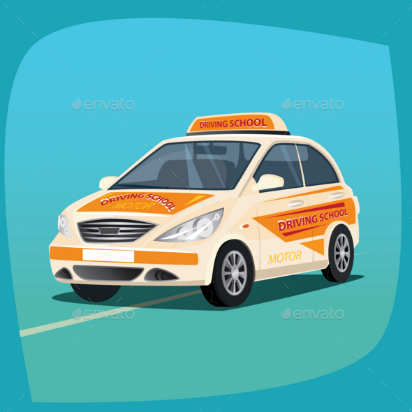 Isolated Instructional Vehicle - Man-made Objects Objects