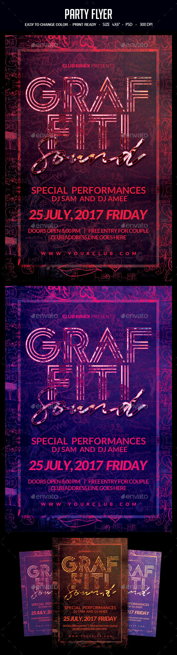 Party Flyer - Clubs & Parties Events