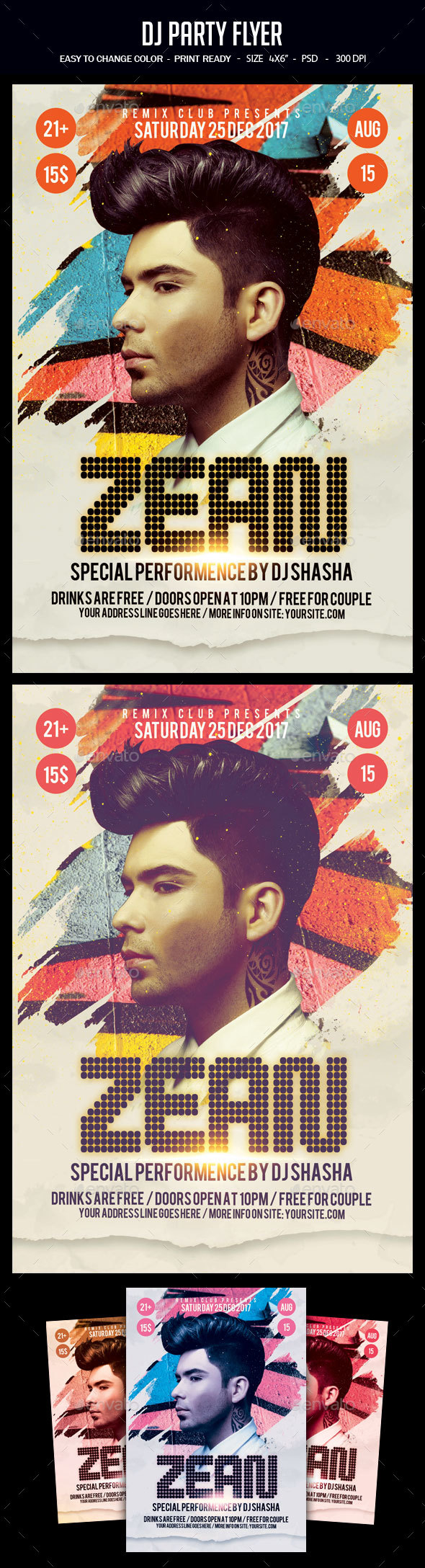 Dj Party Flyer - Clubs & Parties Events