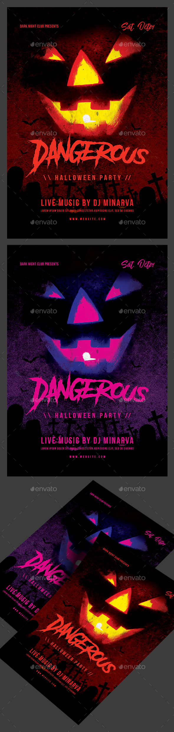 Halloween Party Flyer - Clubs & Parties Events