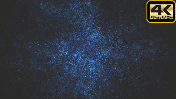 Cinematic Particles Galaxy Background Loop