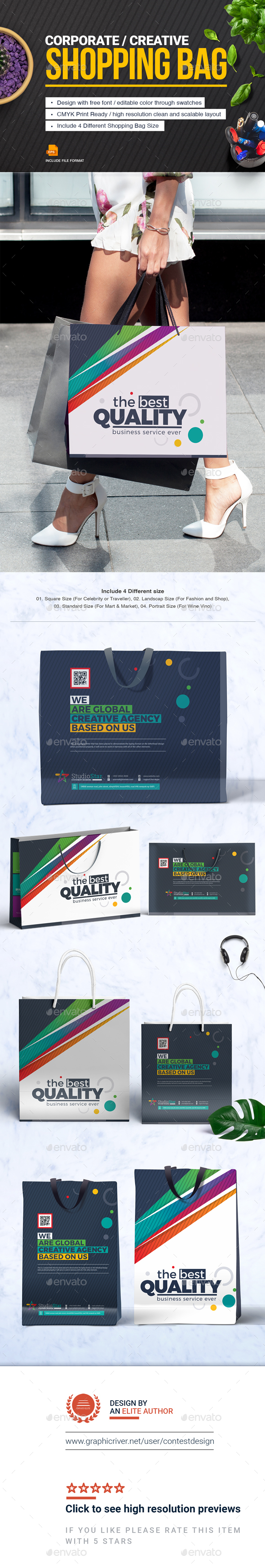 GraphicRiver Shopping Bag Design Template 20766443 GraphicRiver Shopping Bag Design Template 20766443