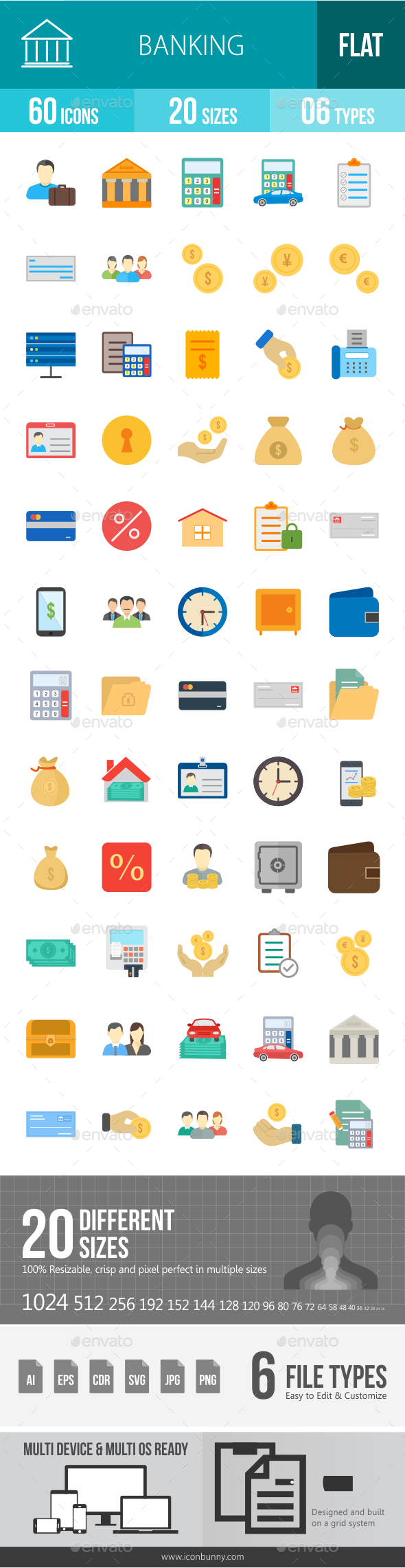 Banking Flat Icons - Icons