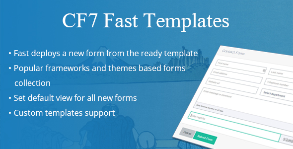 CF7 Fast Templates - CodeCanyon 19184374
