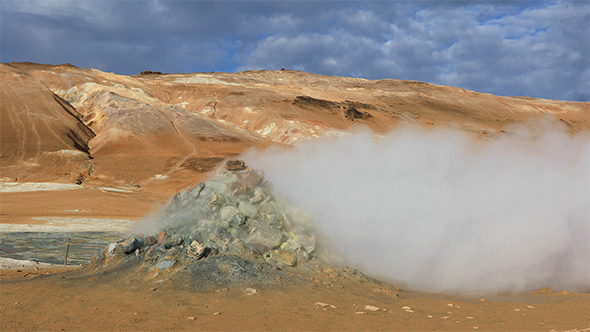 Hverir Namafjall Geothermal Site in Iceland