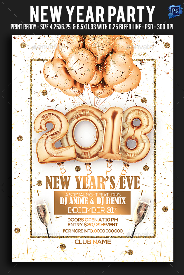 New year Party Flyer