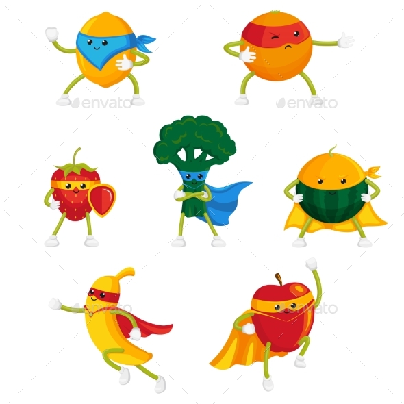 Fruit and Berry Heroes - Food Objects