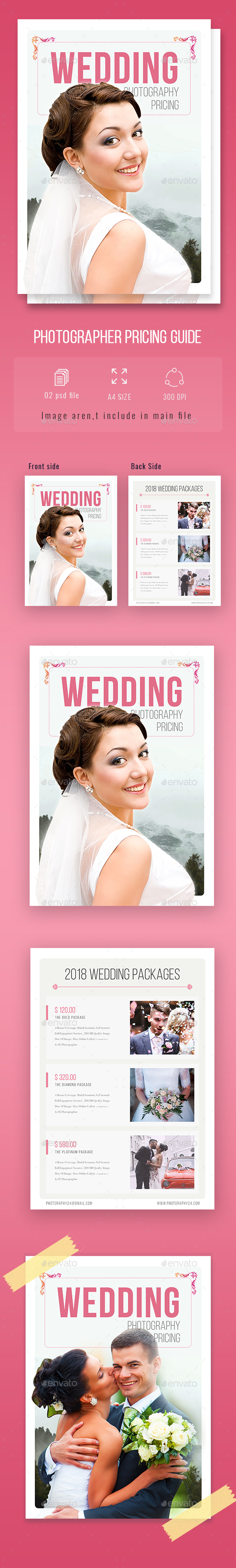 Wedding Photography Price Guide - Flyers Print Templates
